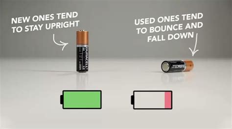 do aaa batteries bounce when they are dead